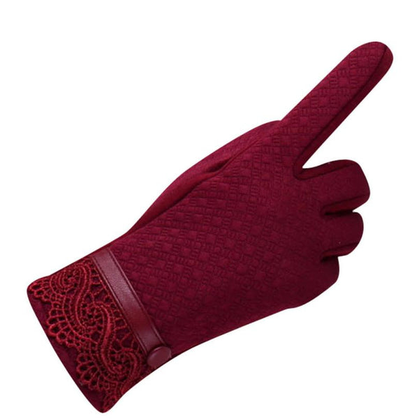 Women Winter Wrist Gloves