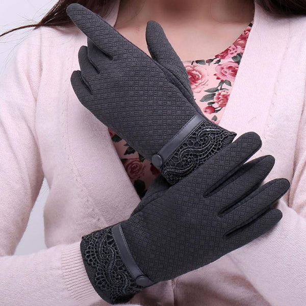 Women Winter Wrist Gloves