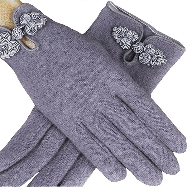 Chinese knot Style Wrist Gloves