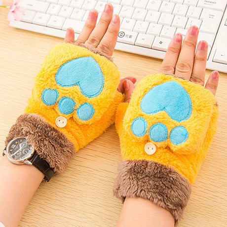Half Finger Cat Claw Style Gloves