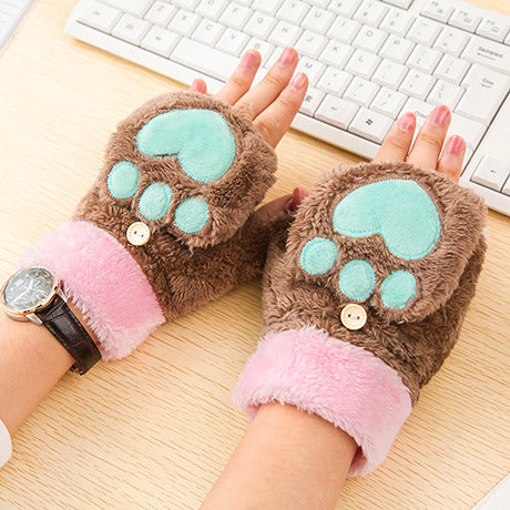 Half Finger Cat Claw Style Gloves